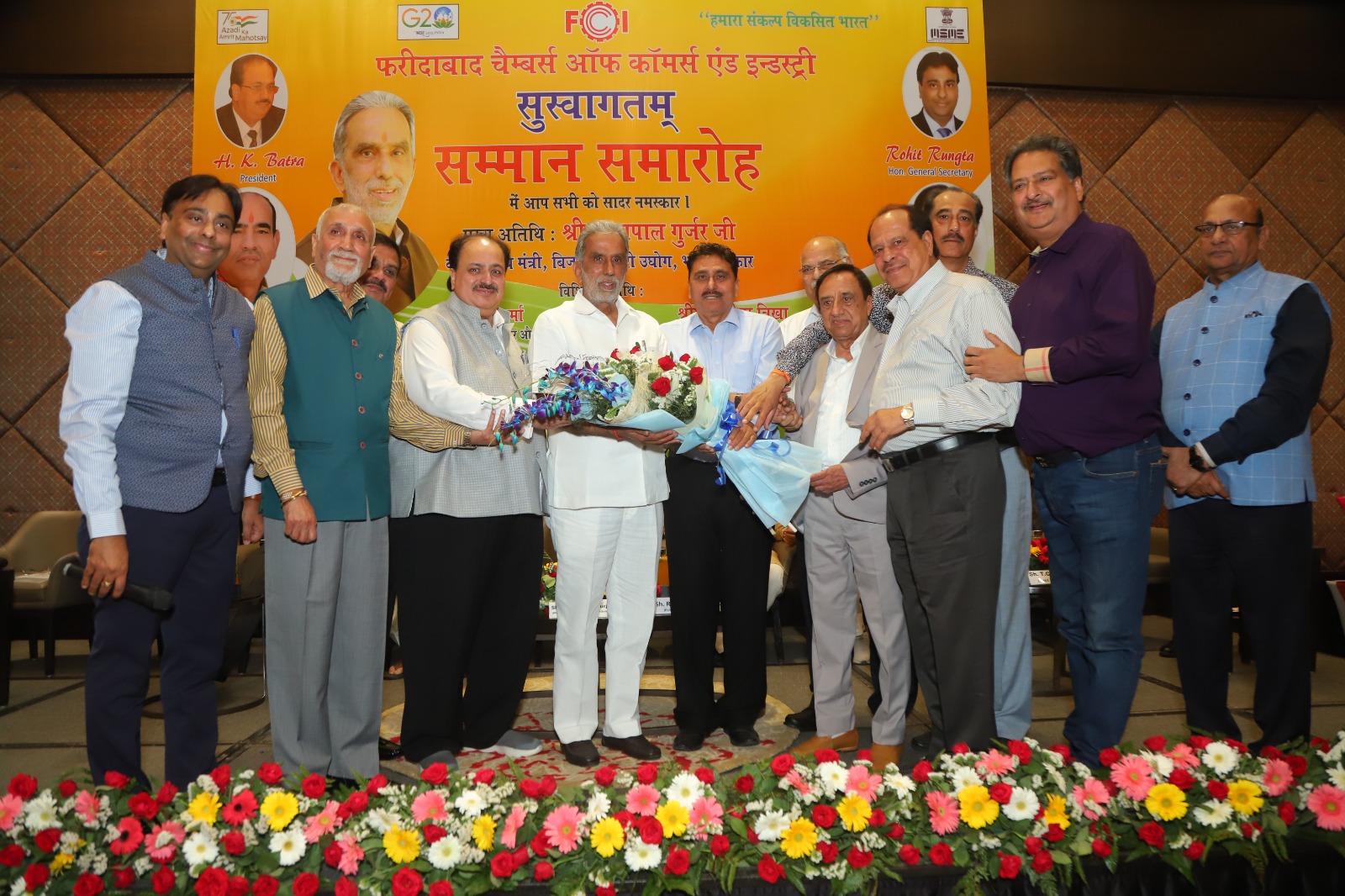 Felicitation Ceremony by Faridabad Chamber of Commerce & Industry